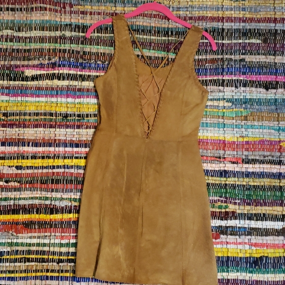 Charlotte Ronson Suede Mini Dress - Picture 3 of 6